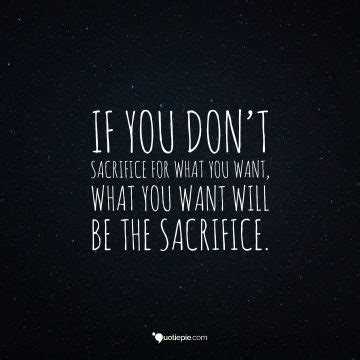 Don't sacrifice quotes