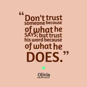 The importance of trust in relationships