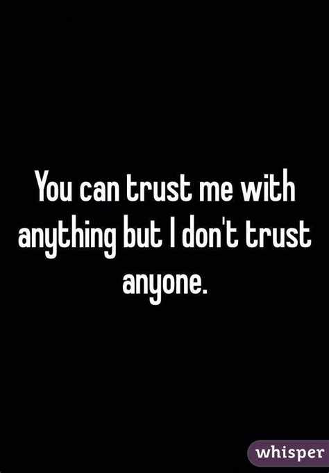 Don't trust people quotes