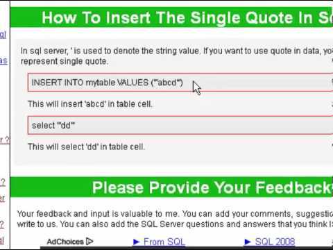 How to insert single quote in sql