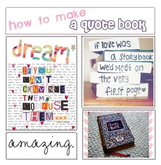How to make a quote book