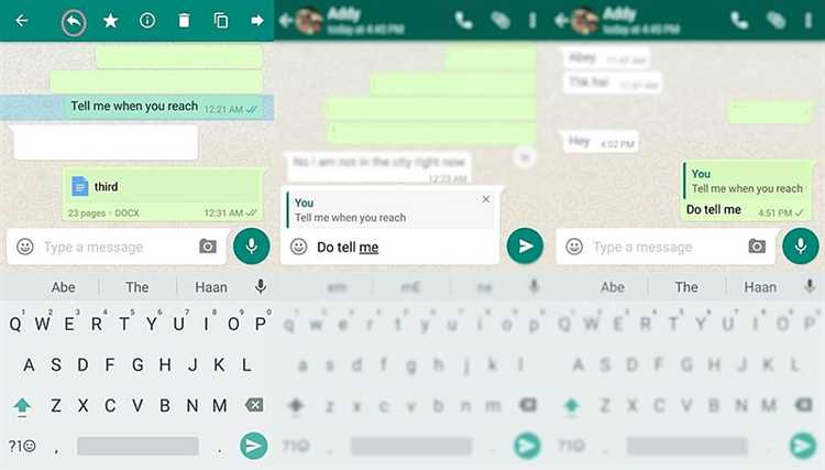 How to quote a message in whatsapp