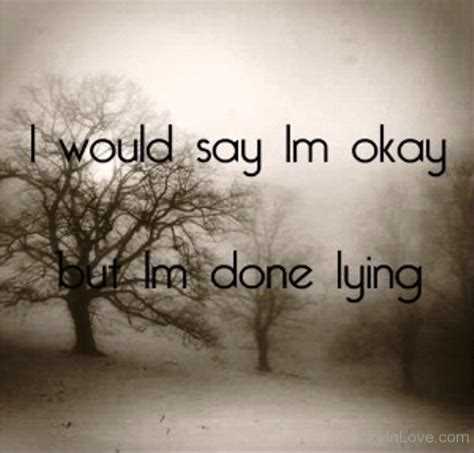 When i say im okay quotes