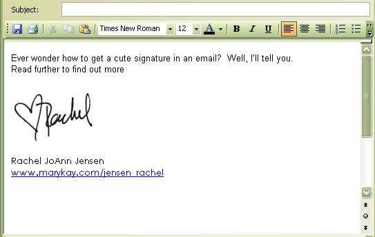 Where to put a quote in your email signature