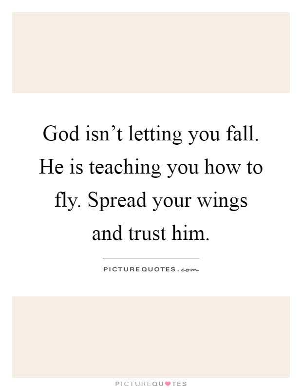 Who said you will teach them to fly quote