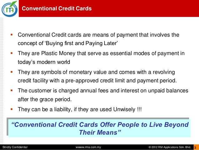 How do Islamic Credit Cards Differ from Conventional Credit Cards?
